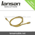 CAT6 UTP 30AWG Плоский патч-кабель Pass Fluke Test